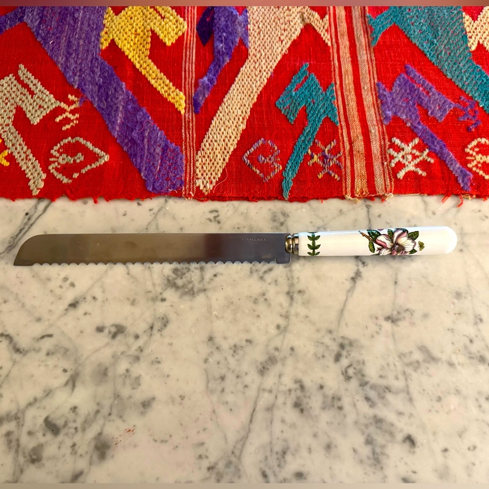 Portmeirion botanic garden bread knife, like new